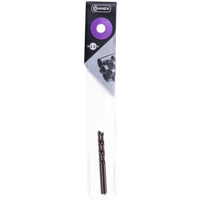 BROCA METAL HSS DIN 338 COBALTO 2,5MM
