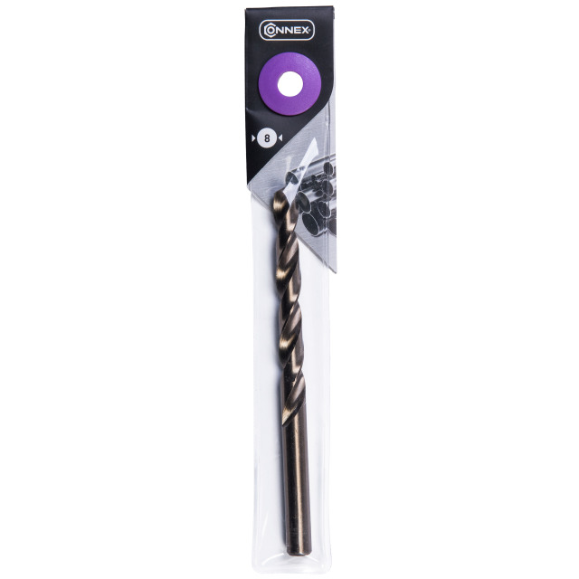 BROCA METAL HSS DIN 338 COBALTO 8MM