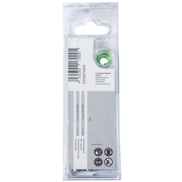 SET BROCAS HORMIGON 5-10MM 4 PZ