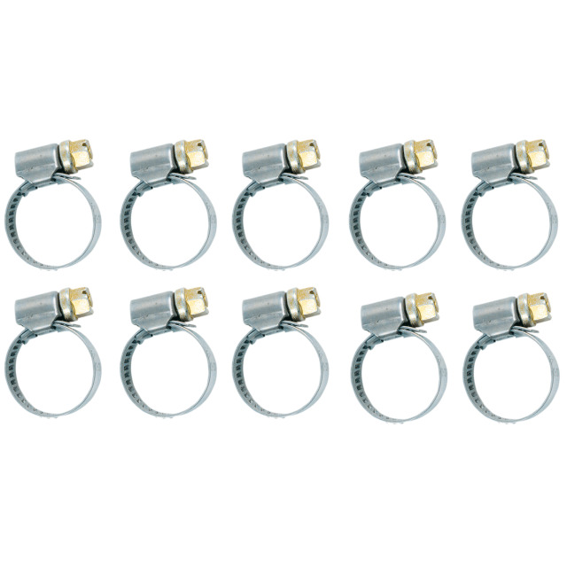 ABRAZADERA S/FIN INOX. 25-40MM