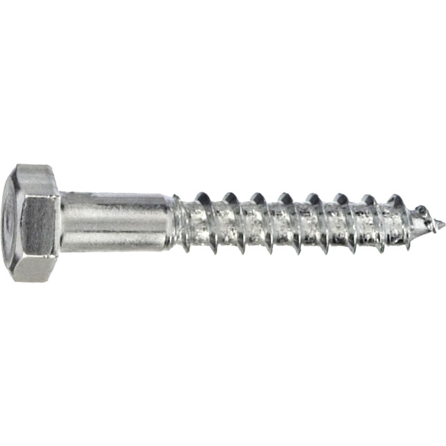 TORNILLO HEXA. GAL. 12,0X140MM DIN 571 25 PZAS.
