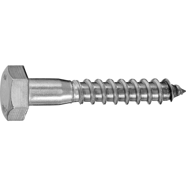 TORNILLO HEXA. INOX A2 10,0X60MM DIN 571 25 PZAS.