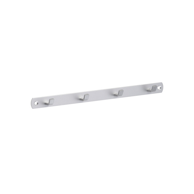 GANCHO RIEL 4 GANCHO.270MM PLATA