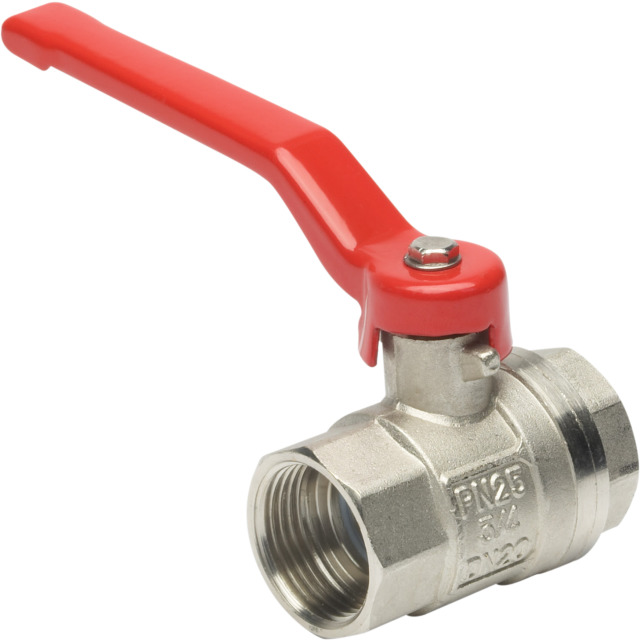 VALVULA DE BOLA+ACERO ROJO ¾